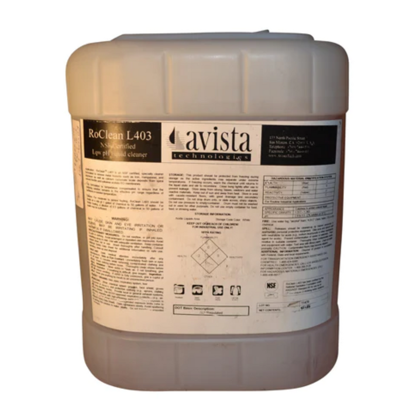 L403-45lb - Avista Low pH Liquid Membrane Cleaner